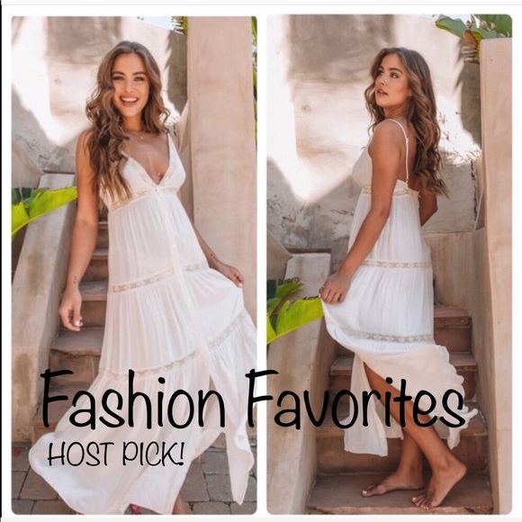 Deep V button down maxi dress - Picture 6 of 6